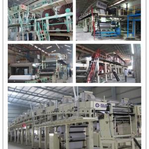China 1300mm 2400mm Thermal Paper Coating Machine 250gsm Duplex Board Paper Roll Making factory