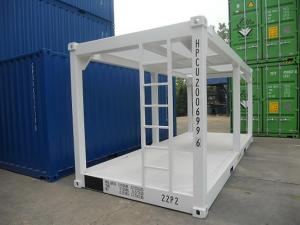 China General Purpose Steel Containers , 20ft High Cube Shipping Container Frame factory