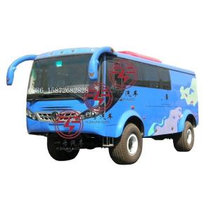 China Manual Transmission 4x4 Mini Bus for 14 Passengers in Desert Off Road Conditions factory