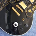 Hollow Body Jazz Electric Guitar in Black