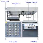 Small semi-automatic small vacuum forming machine for car parts mini plastic