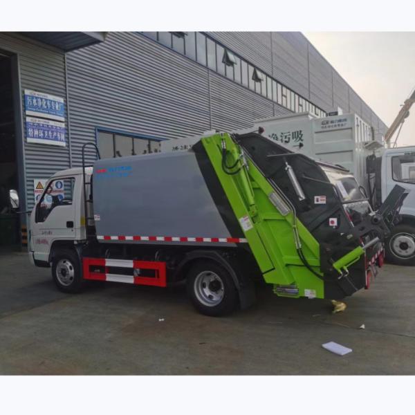 Garbage Truck With Compactor Foton Carbon Steel Compactor Garbage Truck Max