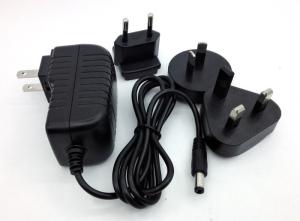 China 24V 2A 24v 3a 24v 1.5a interchangeable wall amount charger for LED /SET TOP BOX /CCTV factory