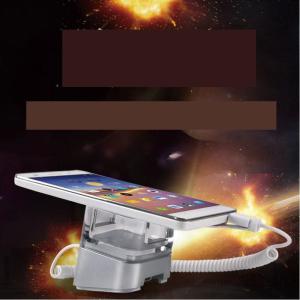 China COMER anti-theft alarm floor stands security holder cable locking devices for cellphone retail stores factory