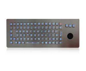 China Metal Wired Backlit Keyboard Vandal Proof  With Hula Pointer Mouse factory