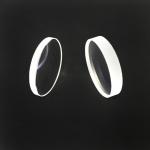 Clear JGS1 Quartz 36mm FL 150mm Laser Focus Mirror