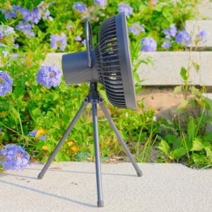 China Rechargeable Battery Lighted Tent Fan 30 hrs With Remote Control factory