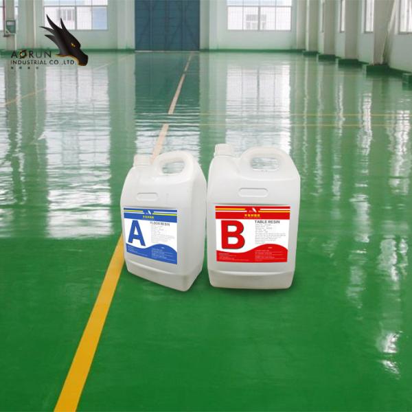 Odorless Liquid Glass Deep Pour Epoxy Floor Paint 3D Floor Sticker Epoxy Floor