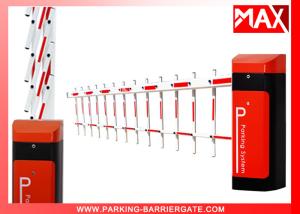 China Electronic Automatic Parking Barrier , Road Barrier Gate Straight / Folding / Fence Arm factory