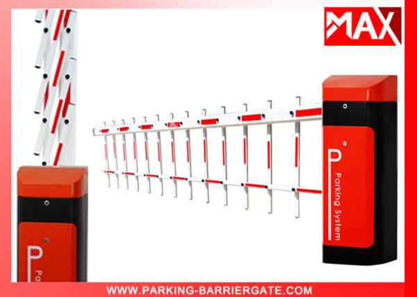 Electronic Automatic Parking Barrier , Road Barrier Gate Straight / Folding /