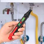 HT60 Gas Leak Detector Combustible Gas Detector Sound & Screen Alarm For Natural