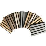Fire-Resistant Home Theater Acoustic Foam Wood Wall Board with Glue Installation