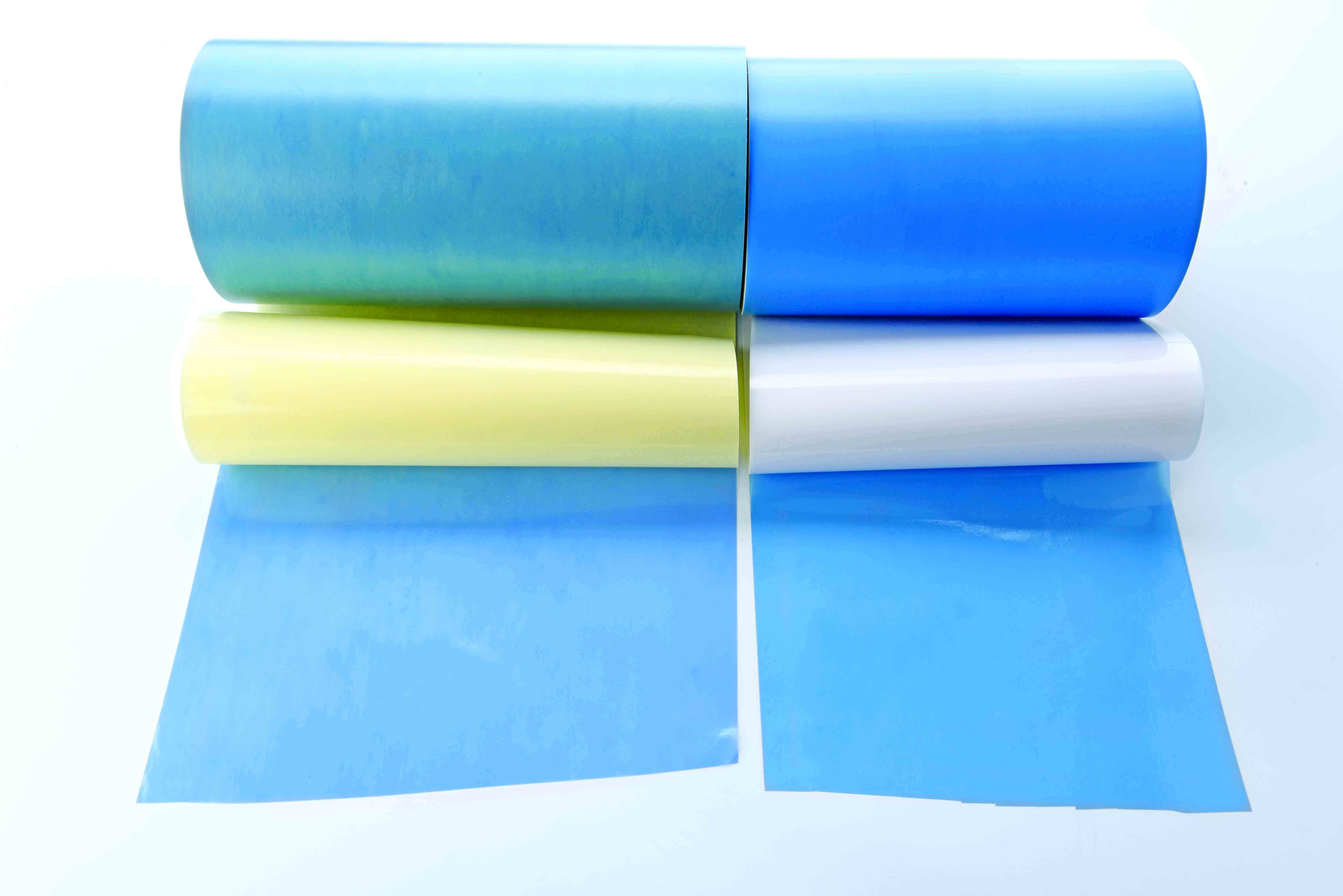 PVC protective film coated with rubber