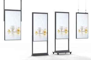 China Clothing Shop Window Screen Window Facing Display Digital Signage factory