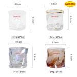 OEM 275ml Colorful Special Shaped Whiskey Glasses