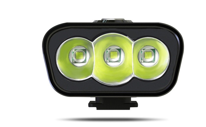 30 Watt usb rechargeable bike light set, with power bank function