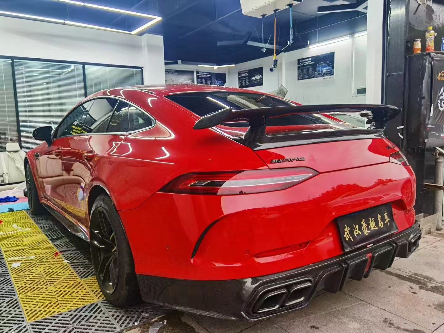 Auto Parts for Mercedes-Benz AMG GT50 GT53 Carbon Fiber Body Kit GT50 GT53 Gt63 Carbon Fiber Diffuser Carbon Fiber Spoiler