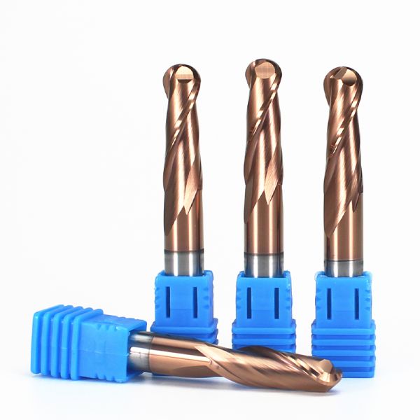 YingBa CNC Router Bits Customized Tungsten 2 Flute Endmill With Coating Solid Carbide End Mill CNC Bit for Wood Working