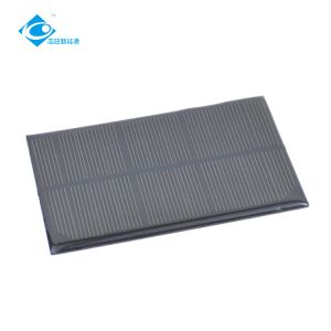5.5V Mini Epoxy Transparent Solar Panel 1.1W Portable Solar Panels Charger ZW