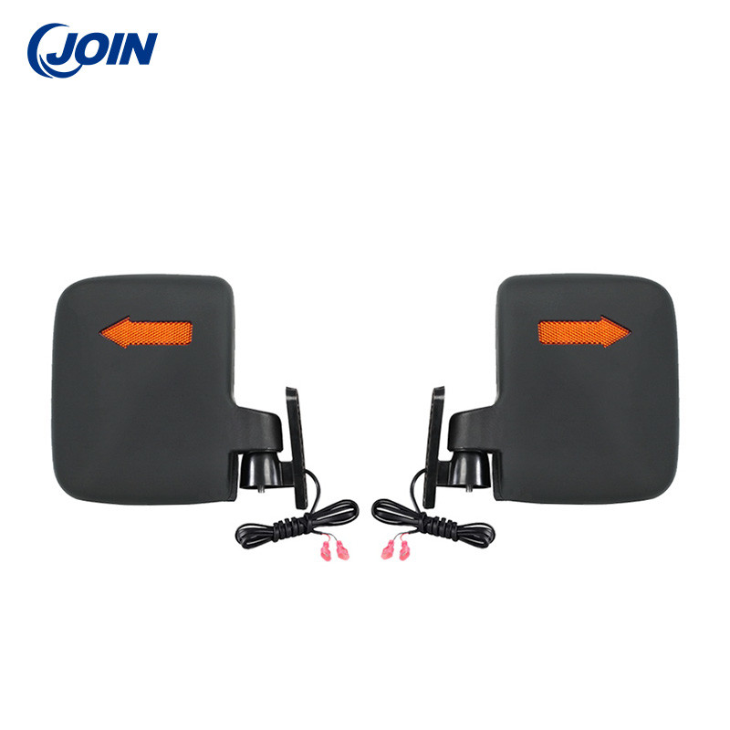 Removable Golf Buggies Rear View Mirrors With Turn Signs