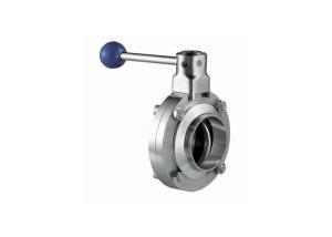 China Wafer And Lug Butterfly Stainless Steel Sanitary Valves Corrosion Resistance factory