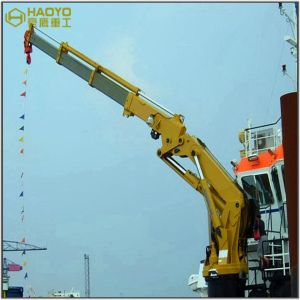 Knuckle Boom Application of Hydraulic Cranes Manufacturers Marine Ship Crane