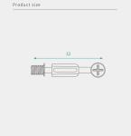 32mm Steel Minifix Spreading Bolts With Dowel, Furniture Hardware For Panel