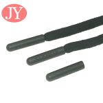 Jiayang aglet Debossed logo matte black color tube shape ABS plastic tipping