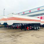 TITAN 3 Axle 45000 Liters Diesel Fuel Trailer Oi Fuel Tanker Trailer for Sale in