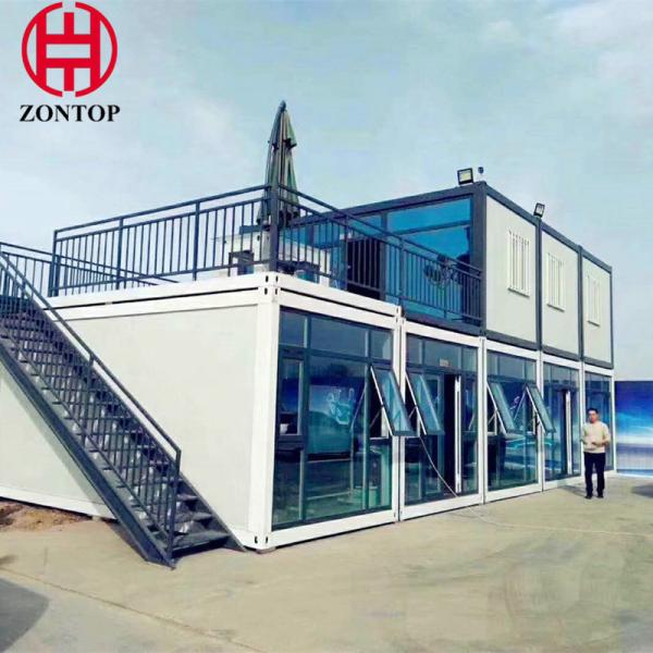 Zontop Modern Flat Pack Portable Living 40ft Luxury China Prefab Homes 3 Bedroom