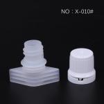 PE Material 9.6mm Inner Diameter Plastic Spout Cover For Cosmetics , Facial Mask
