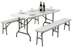 Outdoor Portable Camping Dining Table Garden Party Folding Table