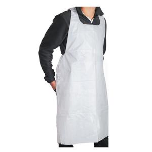 China Water Repellent Disposable CPE Plastic Aprons For Food Service Personnel factory