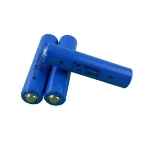 China Small Lithium Thionyl Chloride Battery 1000mAh 3.6V ER10450 Battery factory