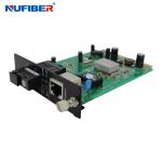 10 100 1000Mbps Optical Fiber Media Converter TX To FX Single Mode Bidi SC