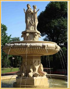 China Stone Fountain Carved Marble Water Fountain for Garden Outdoor (YKOF-31) factory