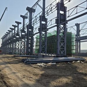Custom Prefabricated Steel Structure Warehouse Q355B Material