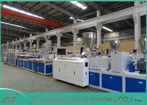 China High Output Pvc Profile Extrusion Line , Pvc Door Manufacturing Machine SJSZ-80/156 factory