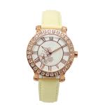 White Dial Alloy Case Ladies Wrist Watches Round Face , Women's Fashion Watches