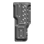 Black Powder Coated Wrangler JL Exhaust Pipe Skid Plate Customized 2018-2019
