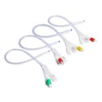 100% Silicone Foley Catheter Three Lumen 3 Way For Urology Surgery
