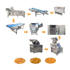 Carrot Ginger Powder Machine -Processing Line Iso