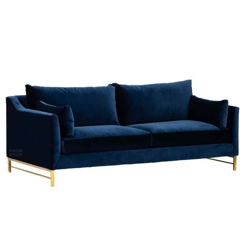 Luxury Hotel Home Wedding Lobby Velvet Leather Modern Sectional Sofa