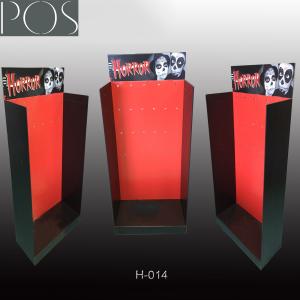 China Corrugated POP retail hanging hook floor display factory