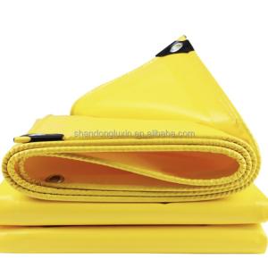 China 300gsm-1400gsm Green PVC Tarpaulin Waterproof and UV Resistant for Covering Items factory