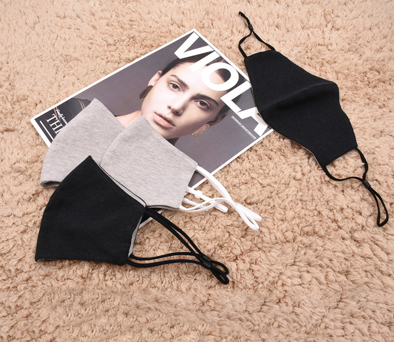 OEM ODM Printed PM2.5 Protection 3 Layer Cotton Face Mask
