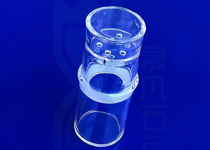 Jgs3 Clear Polishing Cylindrical 0.2mm Quartz Glass Cuvette With A Tube