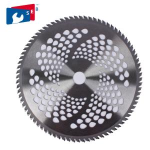 China 255mm TCT Circular Brush Cutter Blade with 100T for Garden Purpose factory