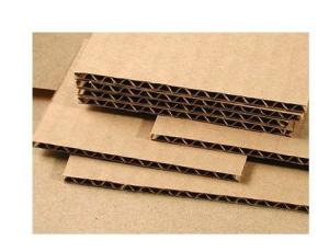 China Wood Pulp Corrugated Card Sheets 3.0mm Thickness Grey Color Anti - Collision factory
