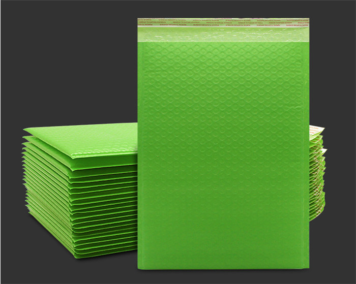 Green Color Poly Bubble Mailers Size 1 Air Bubble Envelope Self Adhesive Seal